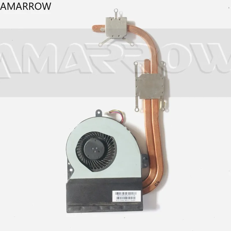 Original for Asus Laptop Heatsink Cooling Fan Cpu Cooler K53SV K53S X53SV A53S CPU Heatsink