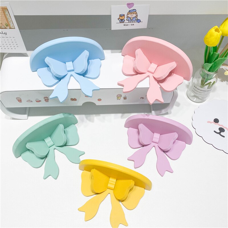 1pc træbuer hylder opbevaringsstativ til husholdning baby børn værelse dekoration arrangør holder væg sløjfer hylder 20*12*8.5cm
