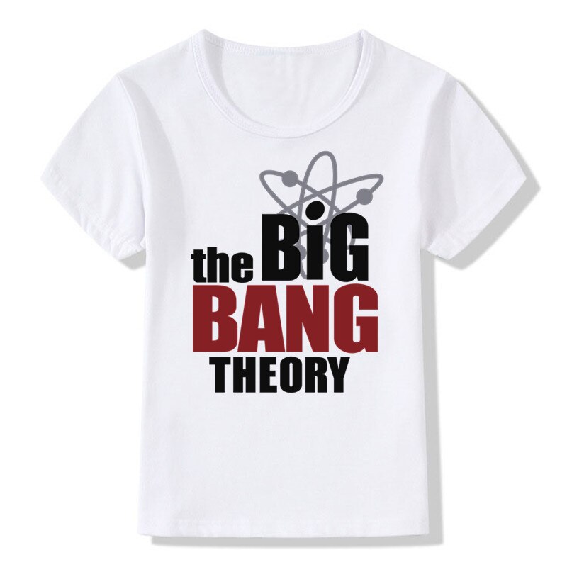 2019 crianças o grande bang teoria bazinga t camisa crianças verão casual manga curta topos bebê meninos meninas roupas, ooo462