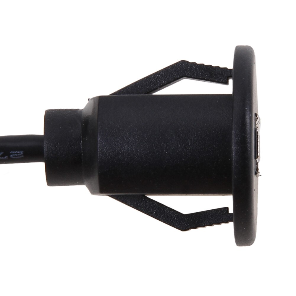 USB2.0 Flush Mount Cable 1M/2M Double/Single USB Port Extension Flush Dashboard Panel Mount Cable for Car Boat Motorcycle