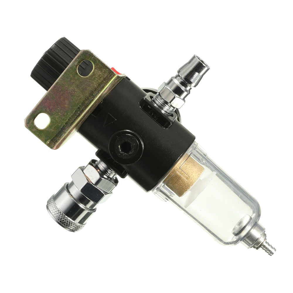 Kkmoon 1/4 '' luftkompressorfilter vattenavskiljare avskiljare verktygssats med regulator mätare verktyg delar tillbehör