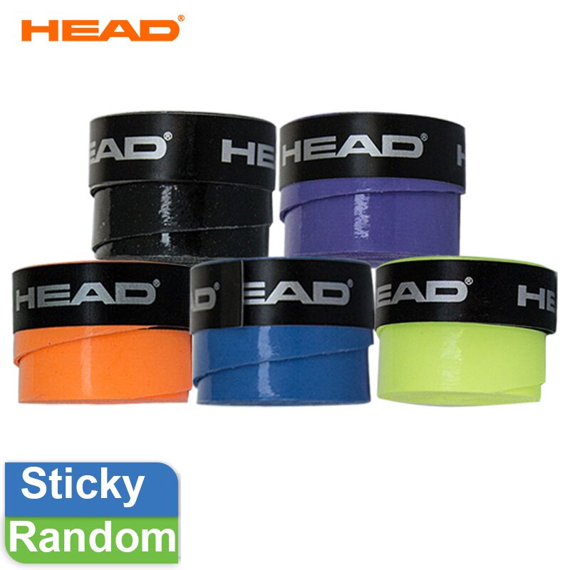 5 sztuk oryginalna głowica tenisowa uchwyt Griptape tenis Overgrip PU szef rakieta tenisowa opaska przeciw poceniu się absorpcja Grip paletka do badmintona Grip: sticky random