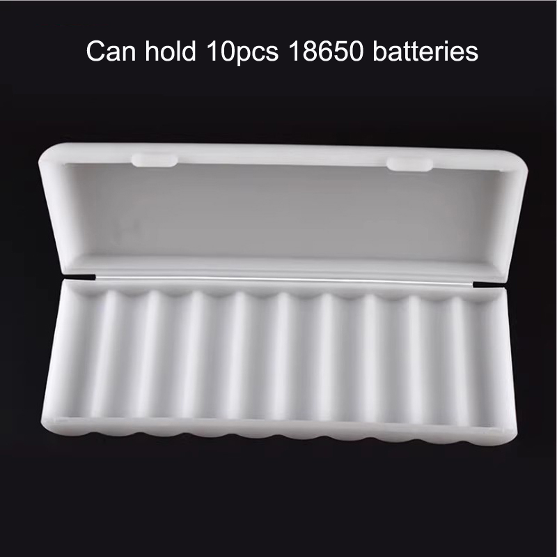 18650 lithium battery storage box rechargeable battery protection box sorting box storage plastic parts box: PURPLE