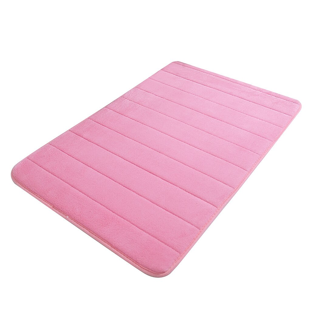 Non Slip Bath Mat Bathroom Carpet Mat in the Bathroom Bath Pad Bathroom Rug Carpet for Living Room kitchen Toilet Floor Mat: Pink