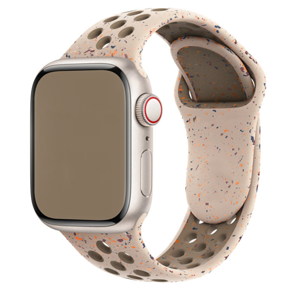 Pulseira de silicone original para apple watch 44mm 45mm 40mm 41mm 46 42mm, pulseira de borracha respirável iwatch series10 9 8 se 7 ultra 2 49mm: Red black / 18mm