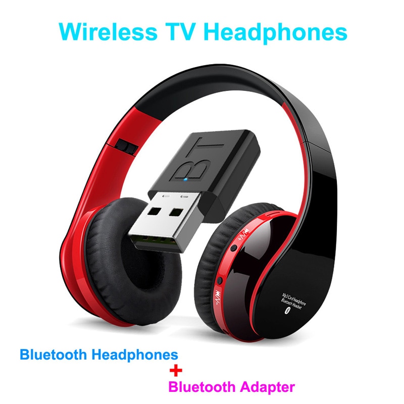 Auriculares inalámbricos para TV, Kit de conexión usb ligero, incluye adaptador de transmisor de Audio, Ideal para ver en privado