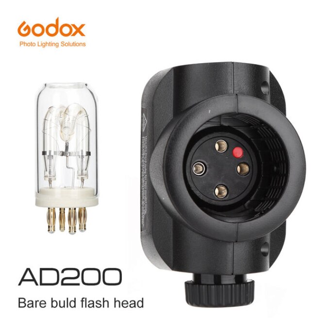 Godox AD200 H200J Bare Bulb Flash Head Godox AD200 AD-FT200 Pocket 200W Flash Tube Bare Bulb