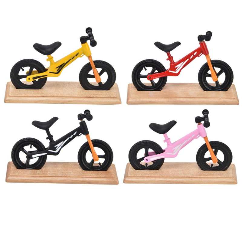 Dollhouse Mini Bike Mini Bicycle Model Metal for Decoration