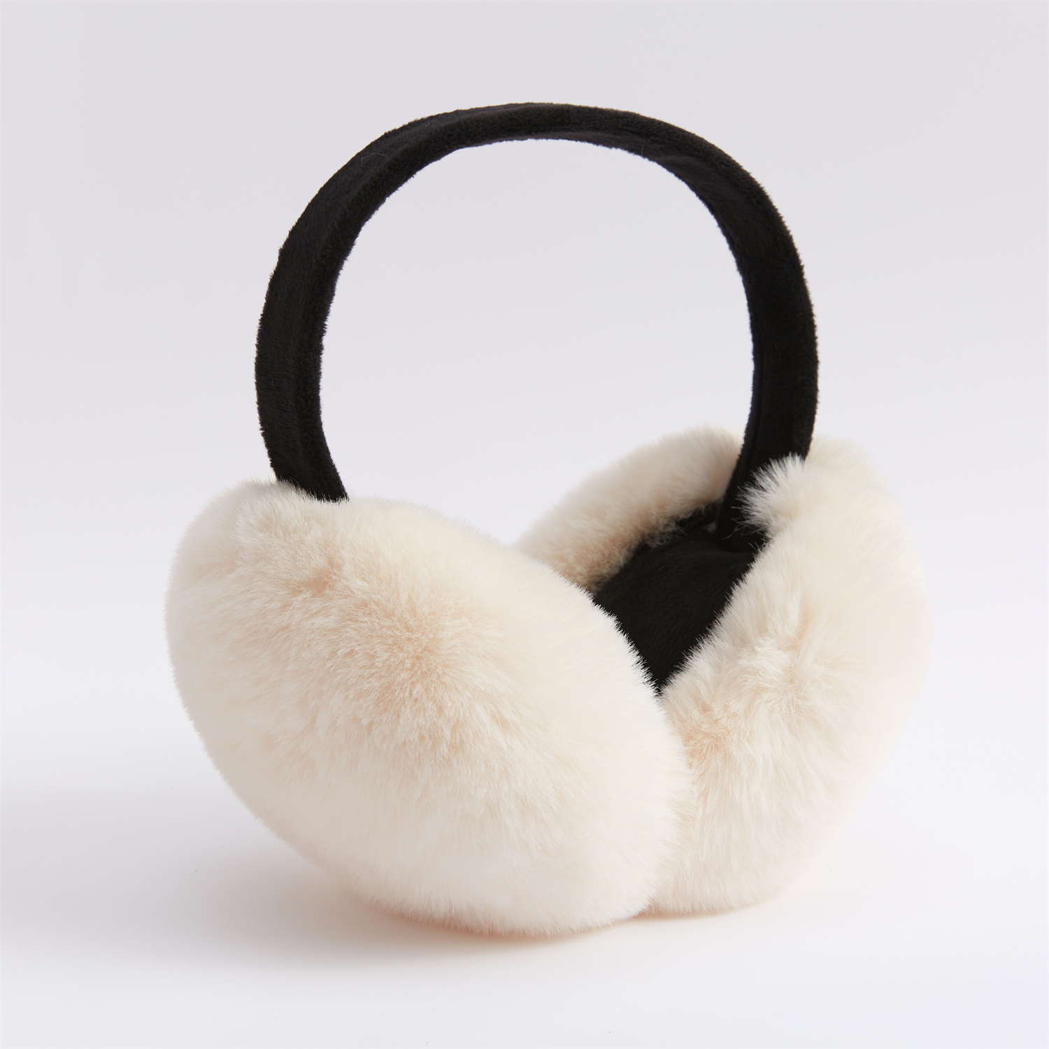 Anjj Ohrenschützer Faux Kaninchen ist hingefallen Hängen Ohr Abdeckung Warme Winter Ohrenschützer Pelz Ohrenschützer unisex Erwachsene Ohr Wärmer Falten: Silber