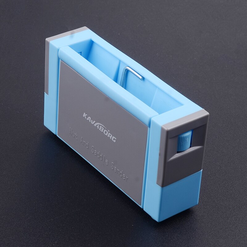 Guitar Saddle and Nut Sander Polishing Abrasive Kit 100x55x25mm Guitar Repair Tool with free 2 Abrasive Papers