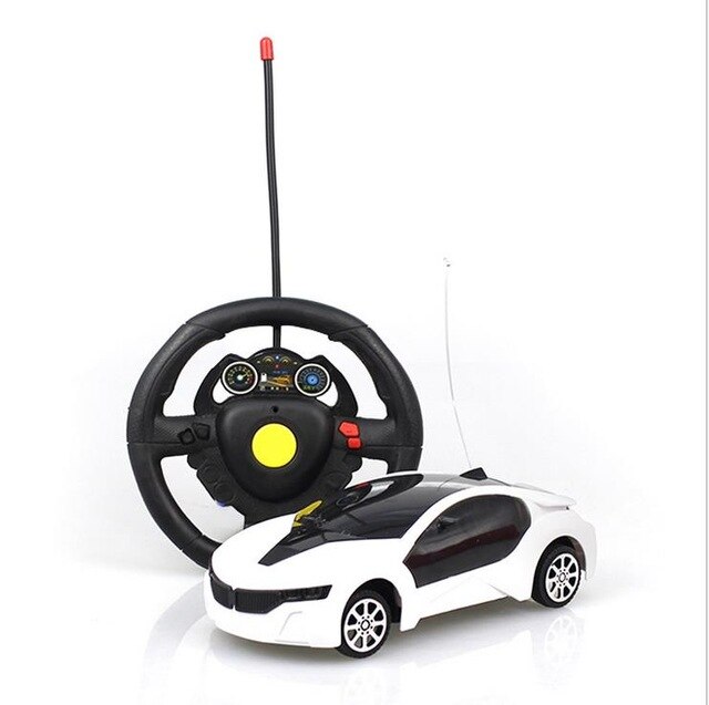 Afstandsbediening Rc Racing Auto Speelgoed Auto Model Voor Kinderen Jongen Christmas Classic Educatief Monteren Speelgoed: White