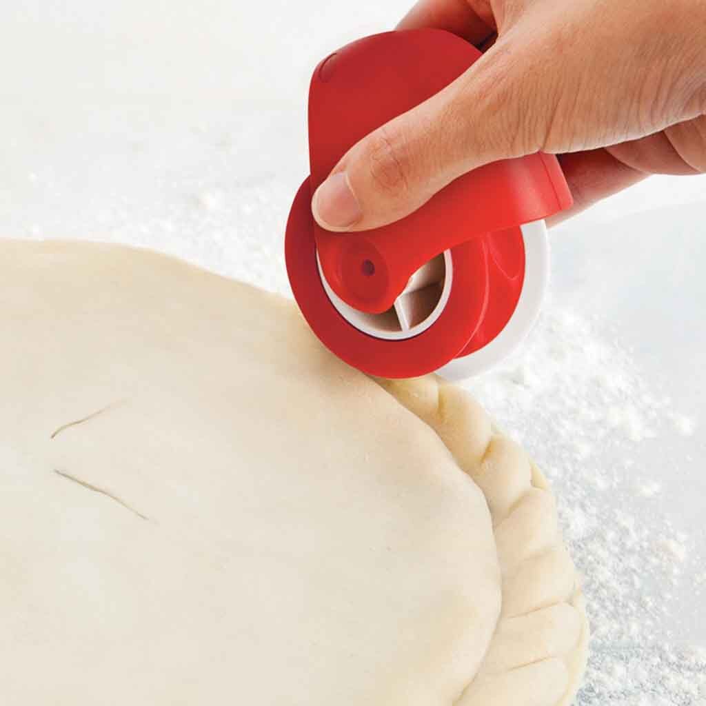 Gebak Leuker Rolling Wheel Decorateur Om Soepel Snijden Diy Roest-Proof Handleiding Noodle Cutter Mes Voor Keuken #2