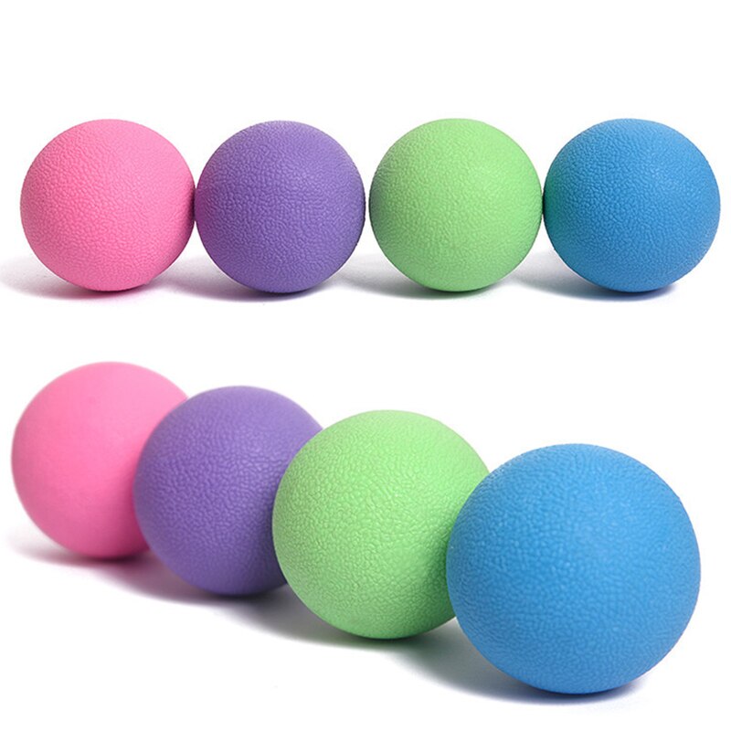 Pelota de ejercicio de Yoga, TPE, Lacrosse, deportes, relajación muscular, fatiga, gimnasio, terapia de masaje, Punto disparador, cuerpo, novedad de