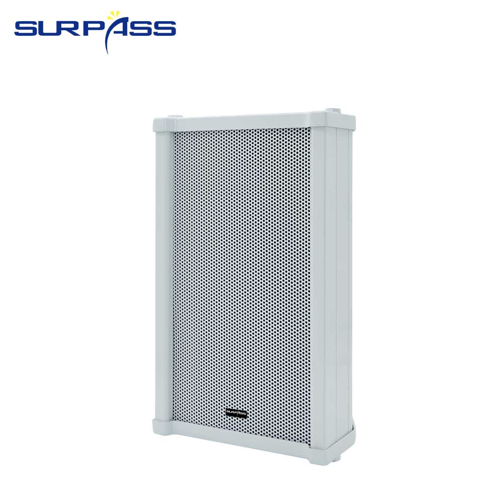 All Weather Waterproof Outdoor Columnn Speaker Wall Mount IP PA System Stereo Sound 10W Speaker Public Address HiFi Loudspeaker: Default Title