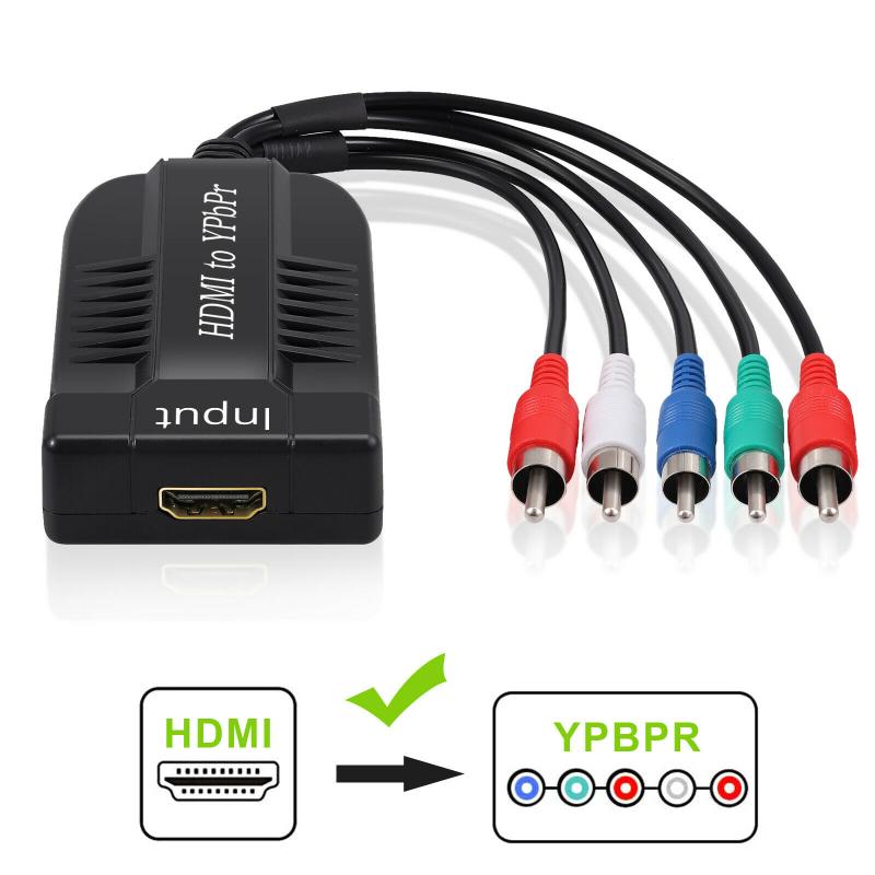 1080p ypbpr naar hdmi component converter hdmi naar ypbpr component converter 4k video audio converter voor xbox/vcr/dvd