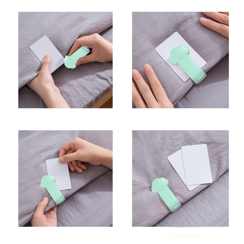 Ensemble de pinces pour drap de lit, 6 pièces/ensemble, pinces antidérapantes pour enfants, fixation de couverture de couette