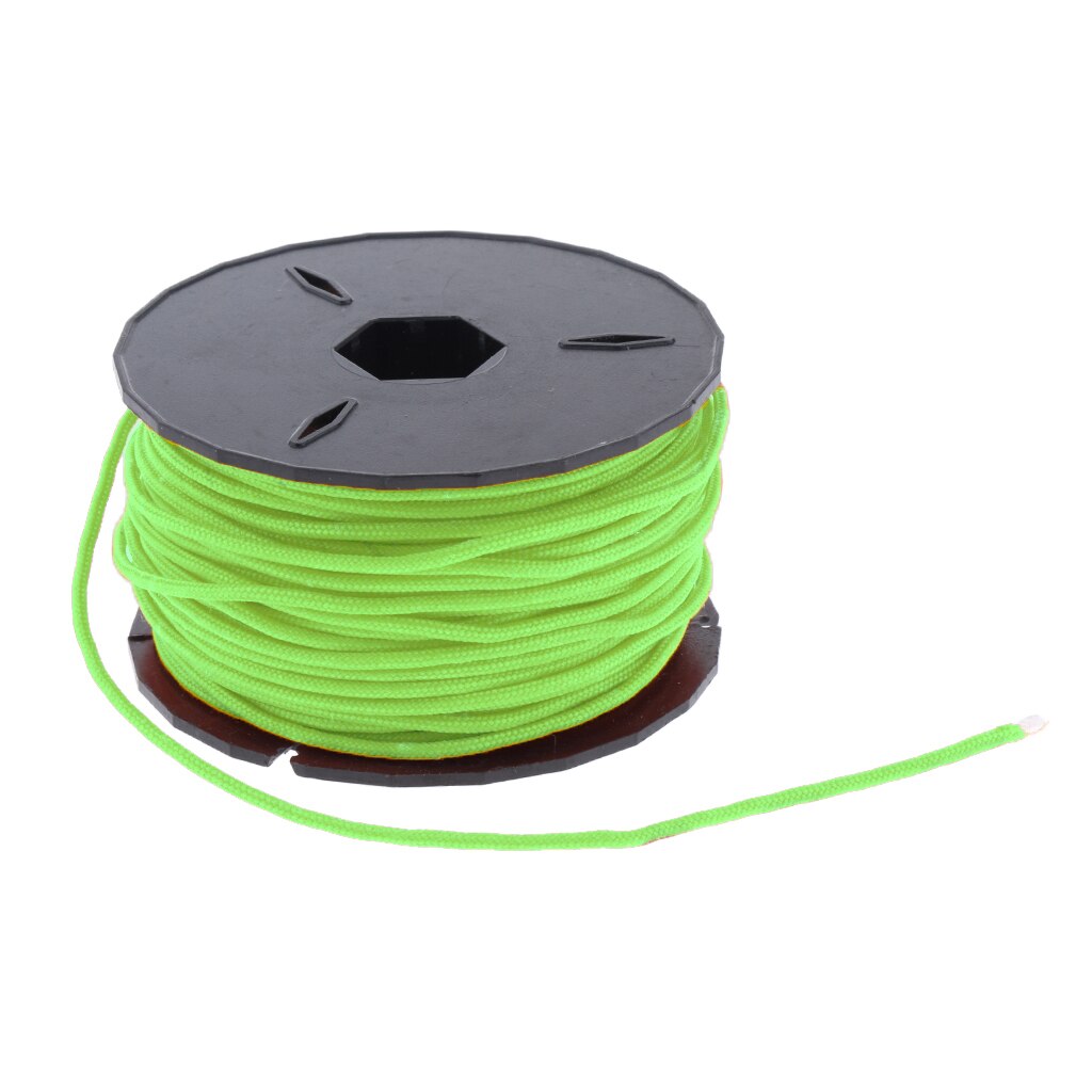 31m Parachute Rope / Parachute Rope Coil / 7 Inner Ropes Cord: Light Green