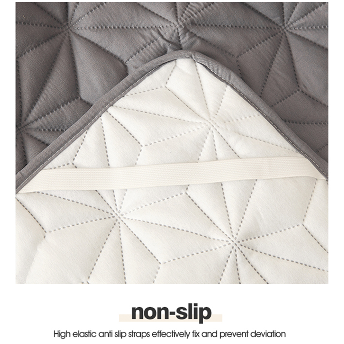 Waterdichte Matras Topper met Elastische Band Gewatteerde Protector Pad Sprei Winter Matrashoes voor Eenpersoons-/Dubbelbed 140/160