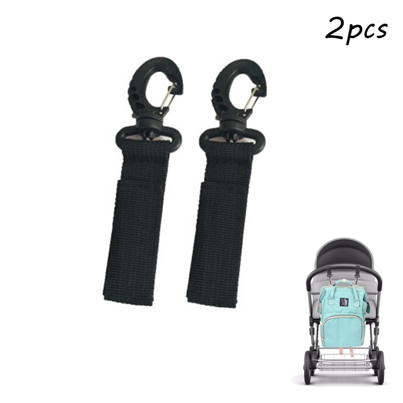 2pcs/lot Stroller Hook Wheelchairs Stroller Pram Carriage Bag Hanger Hook 360 Degree Rotate Cart Hook Stroller Accessories