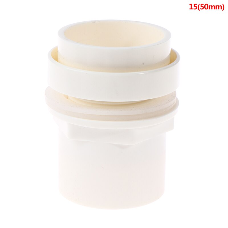 20-50mm PVC Connectors Thicken Fish Tank Pipe Garden Drain Pipe Adapter: A15