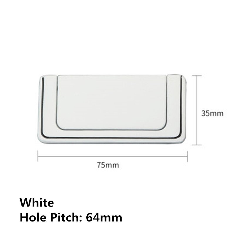 No Punching Zinc Alloy Modern Hidden Knobs Kitchen Cabinet Cupboard Door Drawer Handles Wardrobe Hidden Pulls 32mm/64mm