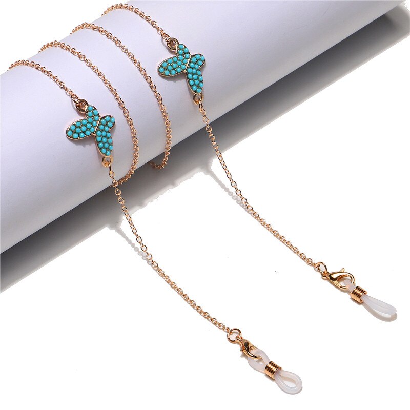 Women Retro Black Bat Sunglass Chains Lanyards Eyewear Accessories Sunglasses Reading Glasses Strap Cord Glasses Hanging Rope: 18