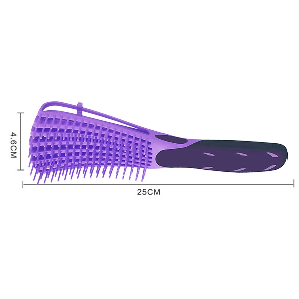 Scalp Massage Comb Curved Breathable Ribs Claw Comb Hairbrush Soft Durable Hairdressing Smooth Hair Comb