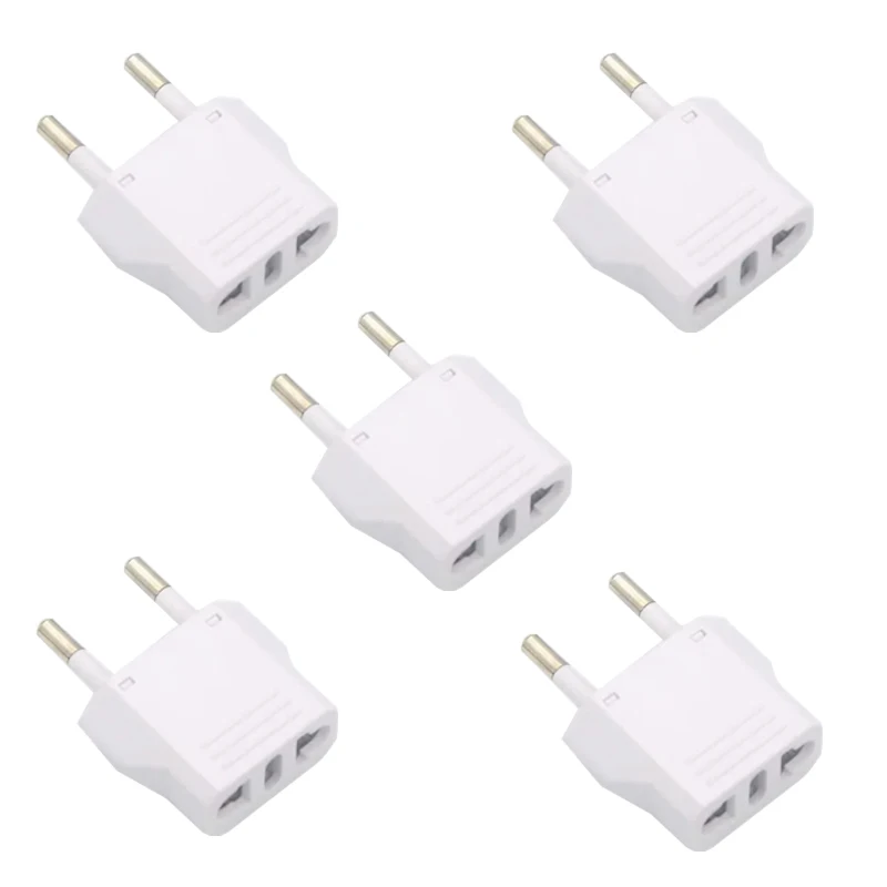 1-50 stk. eu-pluggadapter cn au jp usa til eu-pluggadapter reiseadapter elektrisk kr europluggkonverter strømuttak ac-uttak: Mørke blå / Annen