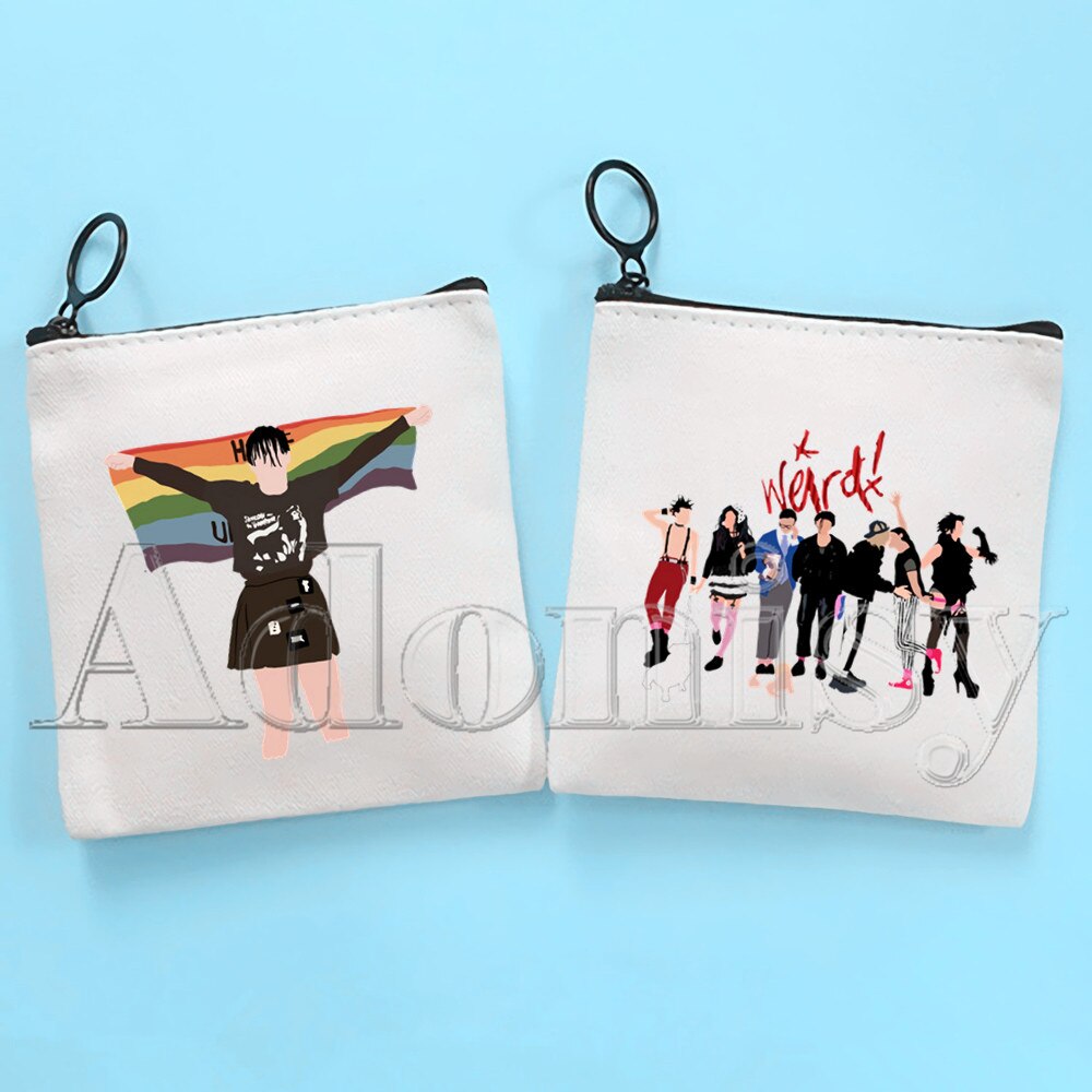 Yungblud Koreanische Stil Cartoon Gedruckt Leinwand Tasche Leinwand Einfache und Modische Lagerung Tasche