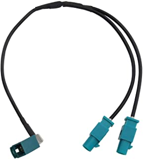 Auto Antenne Adapter Auto Stereo Fm Am Radio Antenne Adapter Kabel Fakra Z Male Naar Motorola Din Plug Connector Kabel 30Cm 1 Voeten F: Blauw