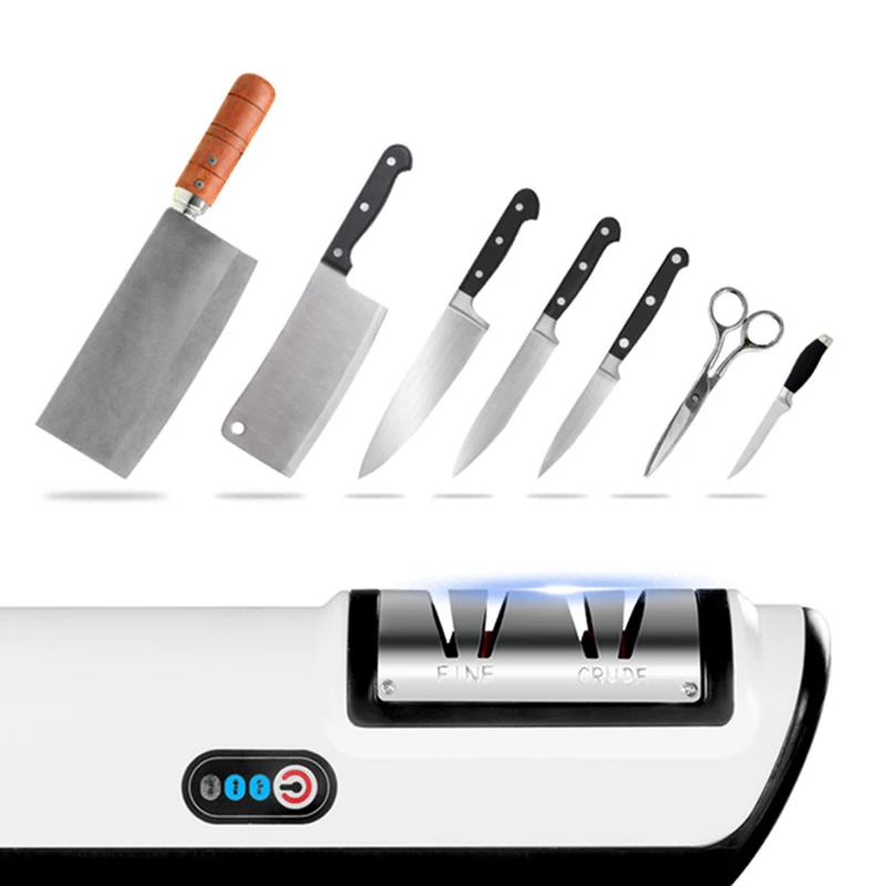 Afilador de cuchillos eléctrico de cocina multifuncional automático 4 engranajes afilador de cuchillos eléctrico accesorios de cocina