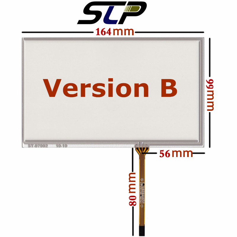 10 Stuks 7 "Inch Touchscreen Voor HSD070IDW1-D00 A20 A21 Industriële Weerstand Handgeschreven Touch Panel Glas Digitizer 164Mm * 99Mm: 10 Pcs Version B