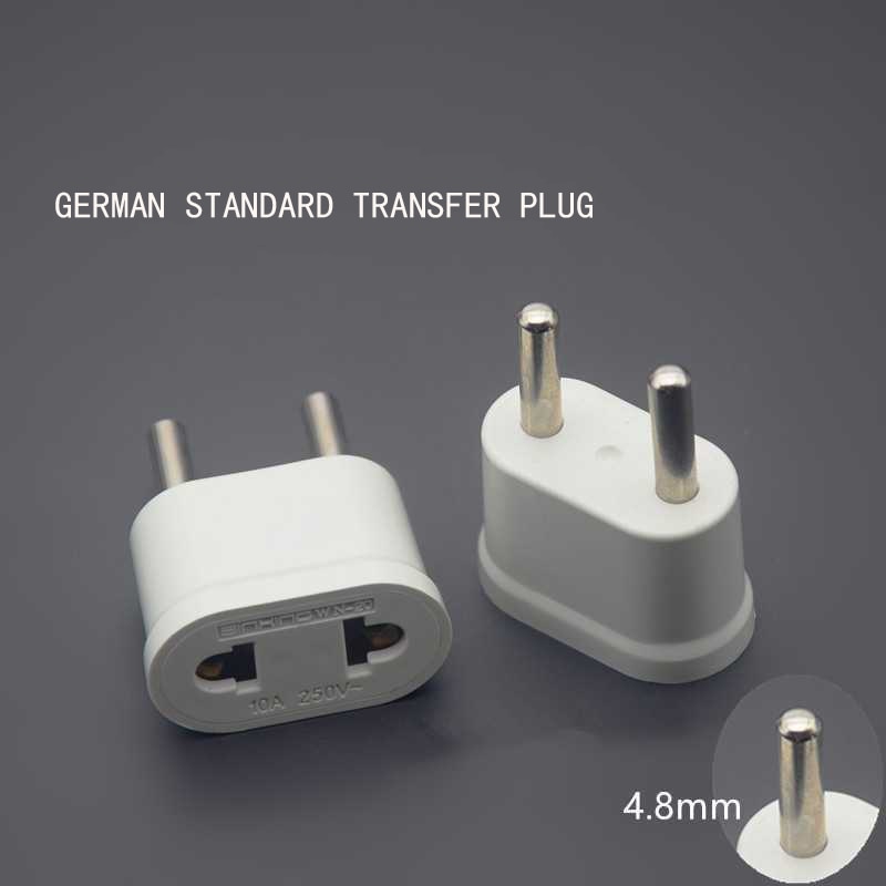 Power Adapter Eu Plug Adapters Ac Power Adapter Travel Hoogwaardige Stroom Socket Converter Muur Draagbare Duurzaam Lichtgewicht