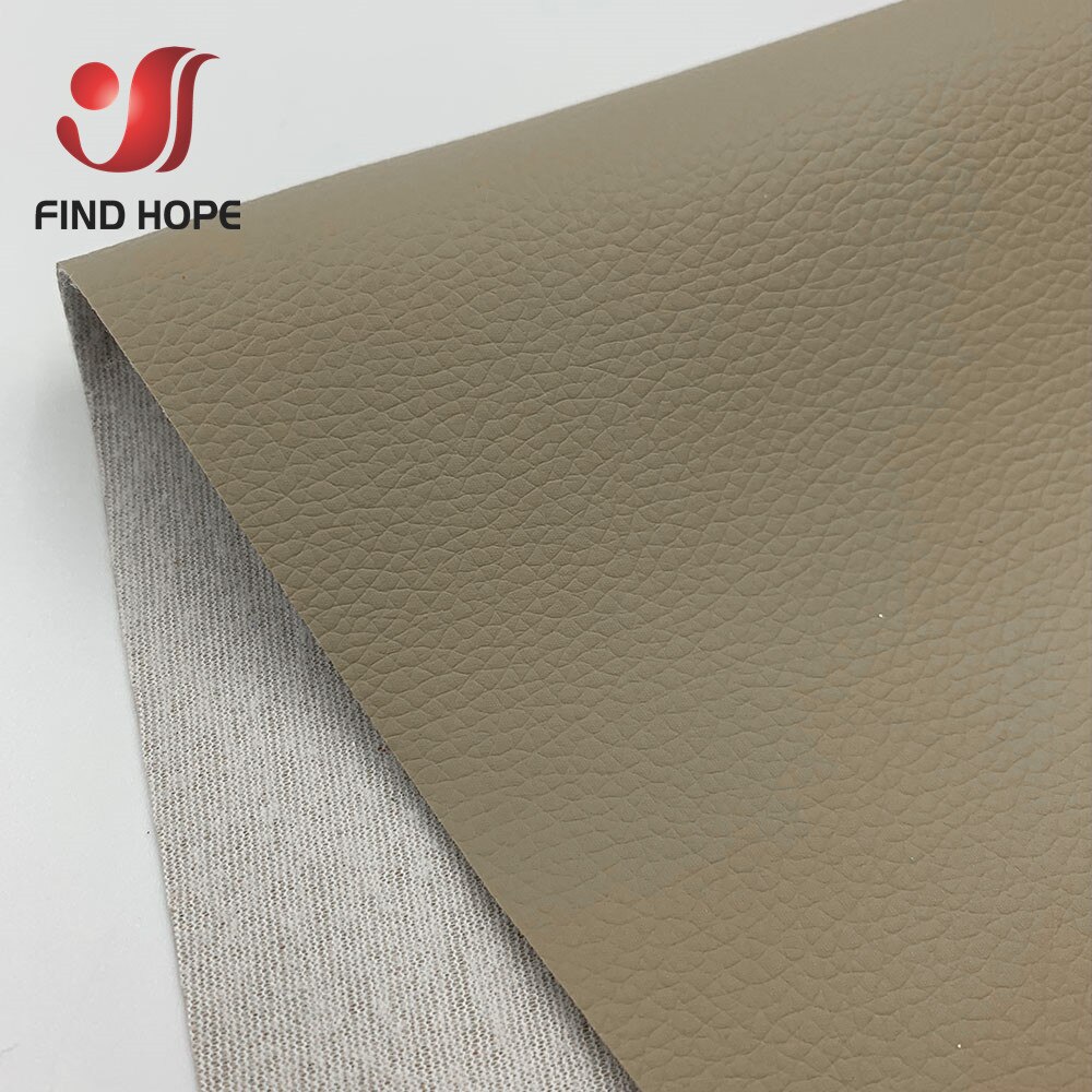 Door Meter 100*135Cm Litchi Kunstleer Pu Kunstleer Stof Vinyl Auto Bekleding Zak Sofa Oorbel Naaien Diy 39*54Inch: Khaki