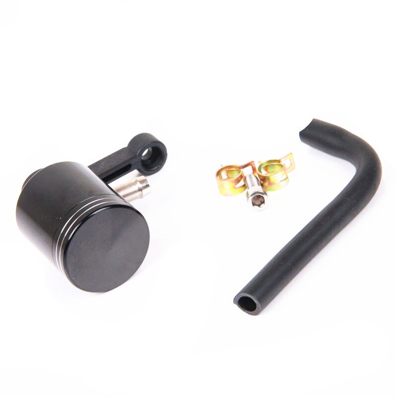 Universal Bike Master Cylinder Fluid Oil Reservoir Brake Clutch Tank Cafe Racer Dual Sport bike Cruiser Atv Scooter Offroad: Black