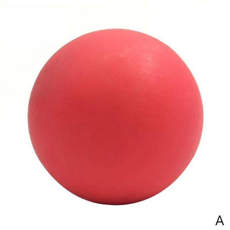 TPE Lacrosse Ball Fitness Relieve Trigger Point Training Fascia Ball Massage Ball Hockey Y3I1: Red