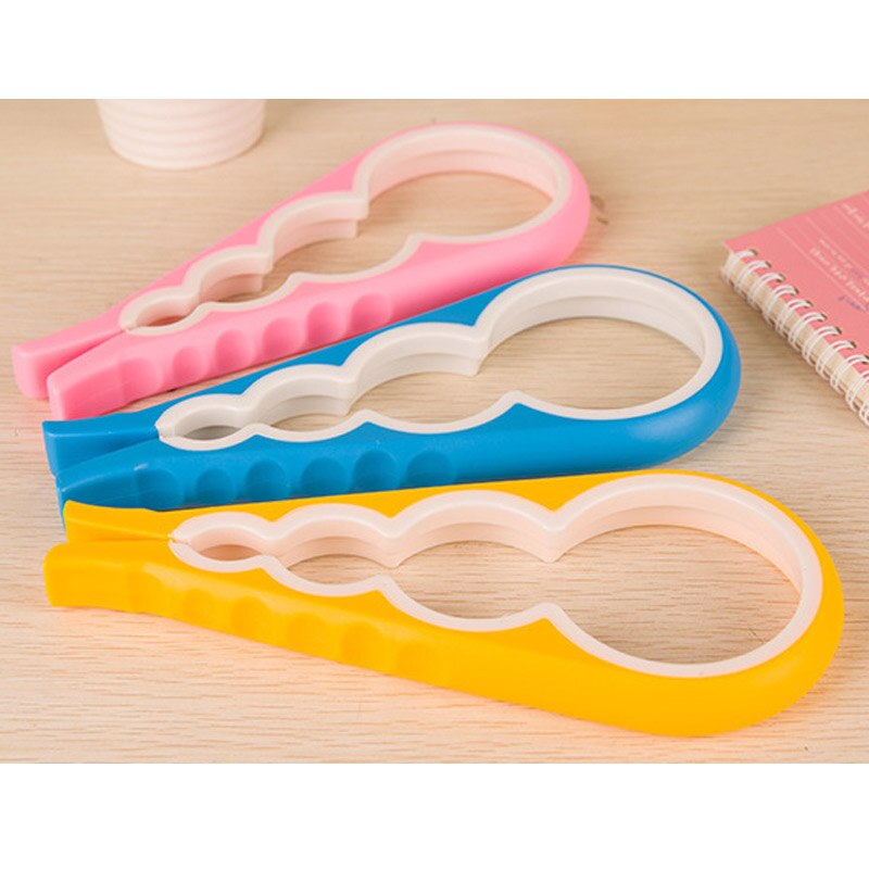 Abridor de tarros con tapa 4 en 1, práctico abridor de latas multiusos, llave de agarre para botellas, utensilios de cocina, 1 unidad