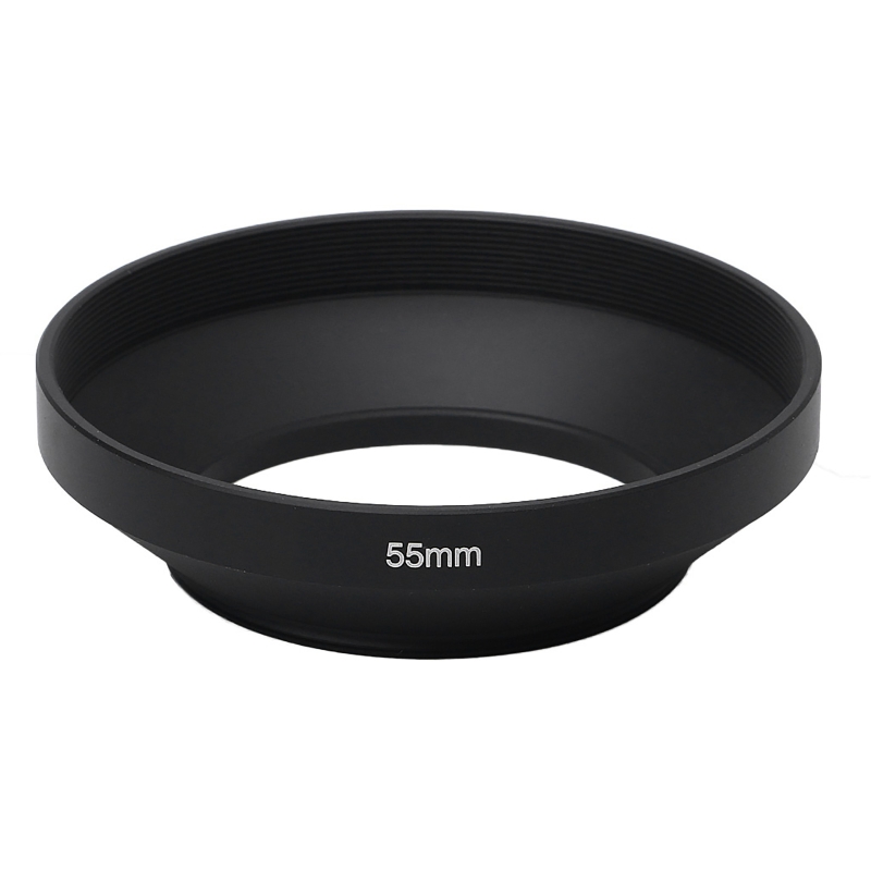 Camera Wide Screw in Mount Metal Lens Hood 39mm 40.5mm 43mm 46mm 49mm 52mm 55mm 58mm 62mm 72mm 77mm 82mm