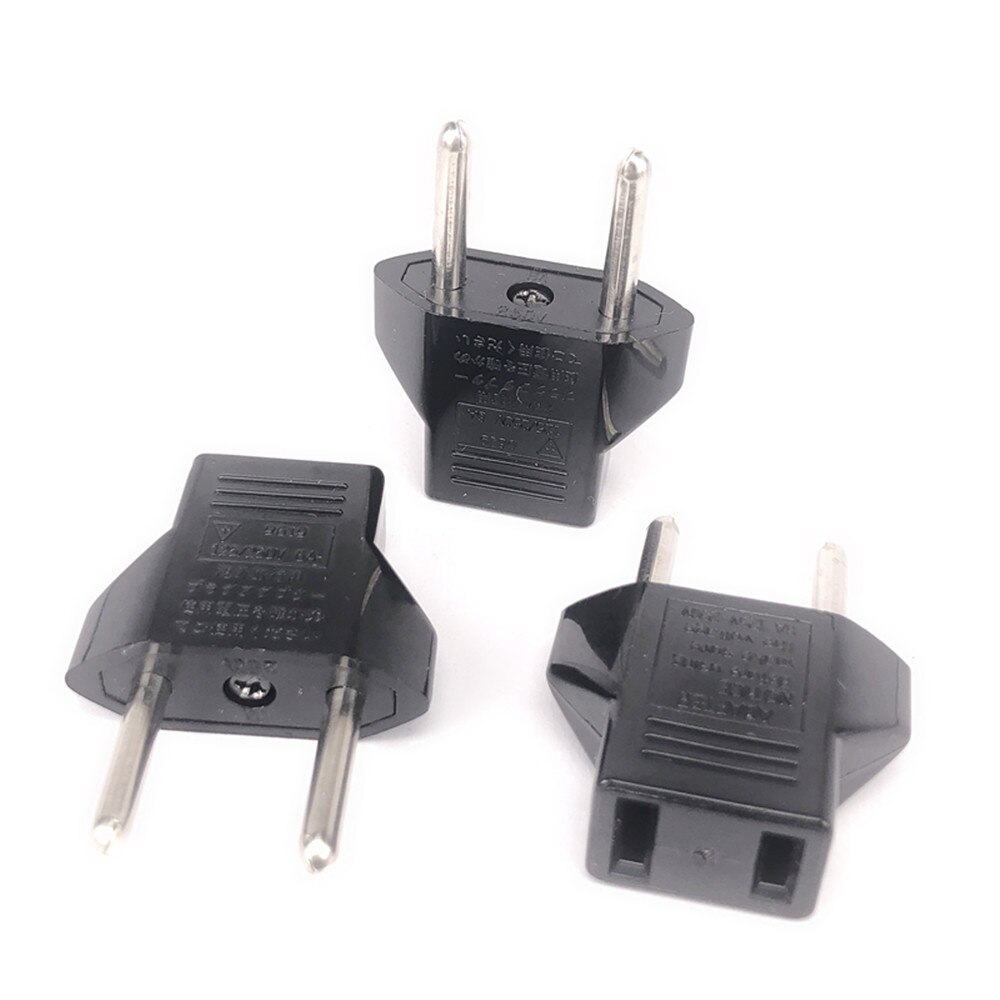 1-3 Pcs Us Usa Europese Euro Eu Travel Charger Adapter Plug Outlet Converter Adapter