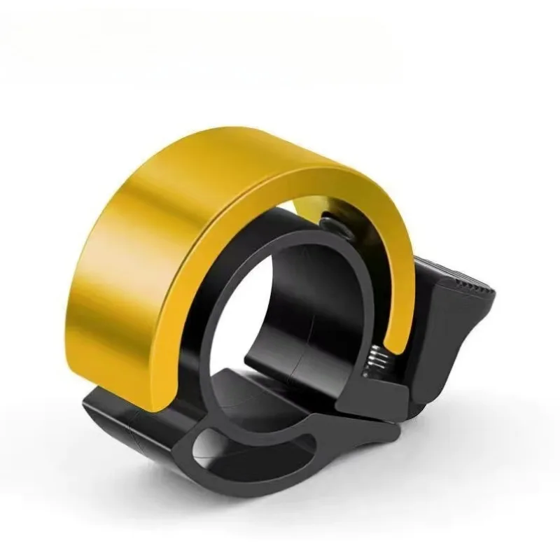 Superhöga cykelklockor cykelsäkerhetsringning mtb-styrhorn universellt cykelsäkerhetstillbehör ridutrustning: Gul