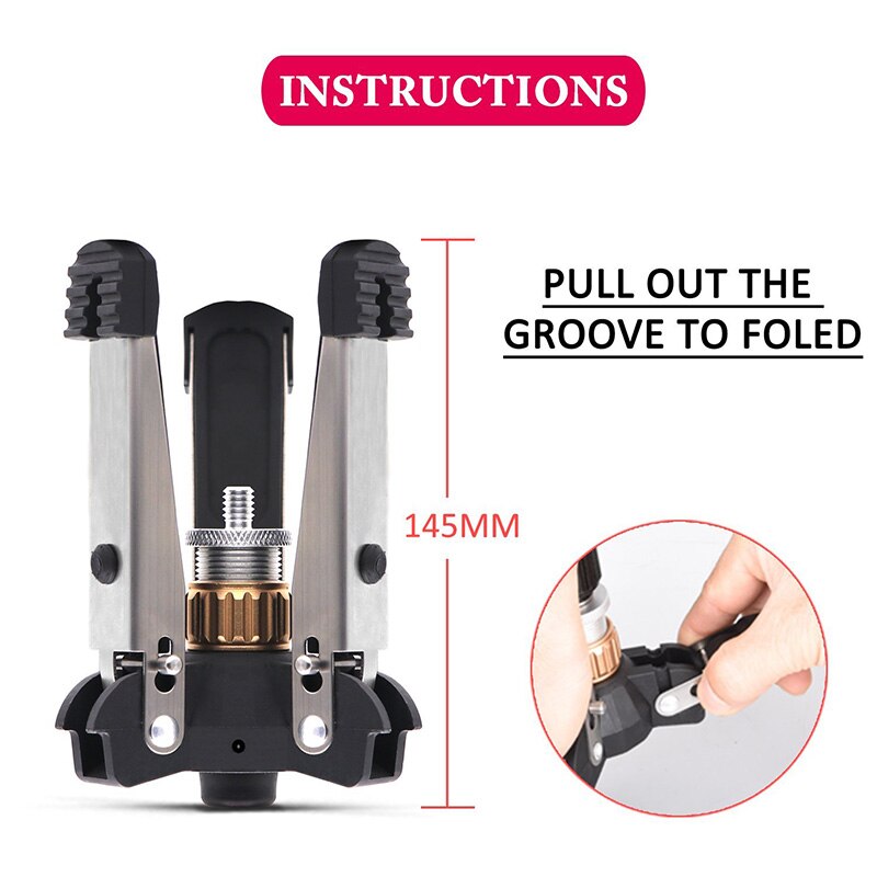 5KG Maxload universel vidéo monopode socle monopode trépied Manbily Mini trois pieds Support pour DSLR monopode avec 3/8 ''vis