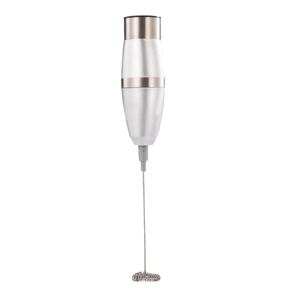 Handheld Electric Milk Frother Coffee Stainless Foamer Whisk Mixer Blend