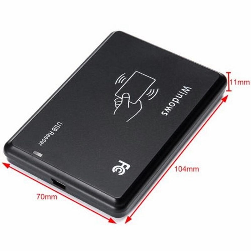 Usb Port Em4001 125Khz Rfid Id Contactless Sensitivity Smart Card Reader Support Window System