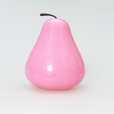 Plastic Cute Pear Storage Box Fruit Pen Holder Pencil Container Case Brush Pot Box Sundry Organizers Desktop Office Stationery: b