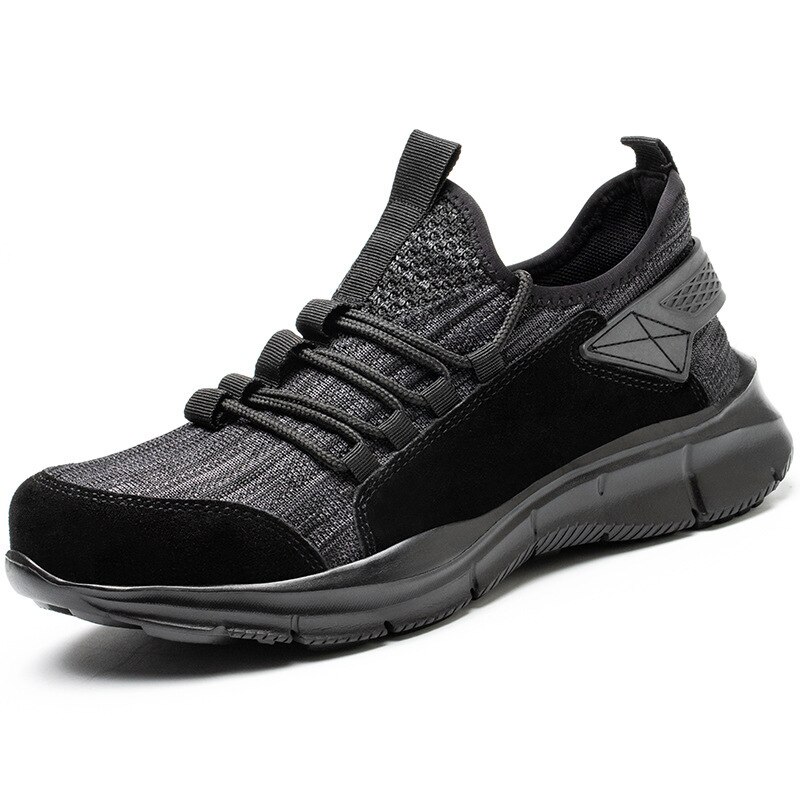 Chaussures d&#39;assurance contre les coups et les piercings pour homme, souliers de protection pour le travail, respirants, bout en acier, tendance,: 46