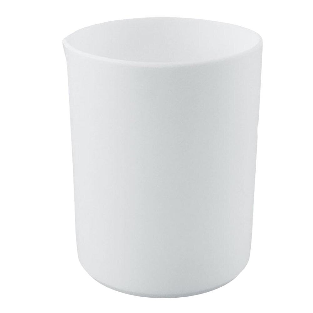 Laboratory Supplies Beaker White PTFE Chemistry Experimental Beaker Multi-Specification Tool