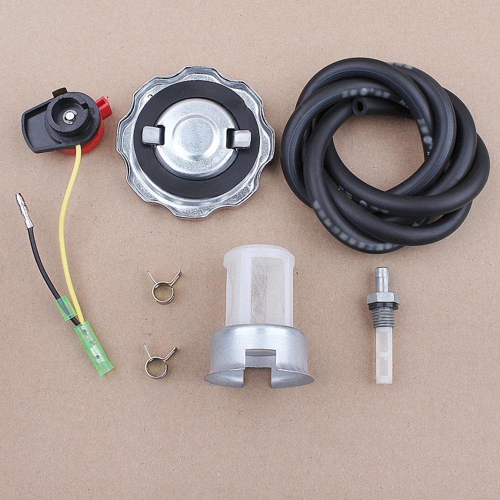 Brandstof Gas Tank Cap Schakelaar Tune Up Kit voor Honda GX160 GX200 GX270 GX340 GX390 17620-ZH7-023 Motor Generator Onderdelen