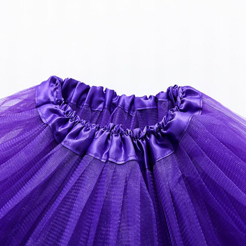 Baby flickor chiffong fluffiga pettiskirts tutu prinsessa festkjolar danskläder tyll tutu balett tjej kjol prinsessa i 2-8 år