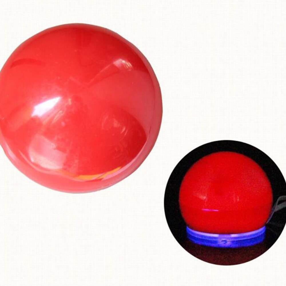 5pcs Flashing Red Nose Durable Funny Luminous Clown Nose Red Nose Reindeer Nose for Christmas Party Halloween