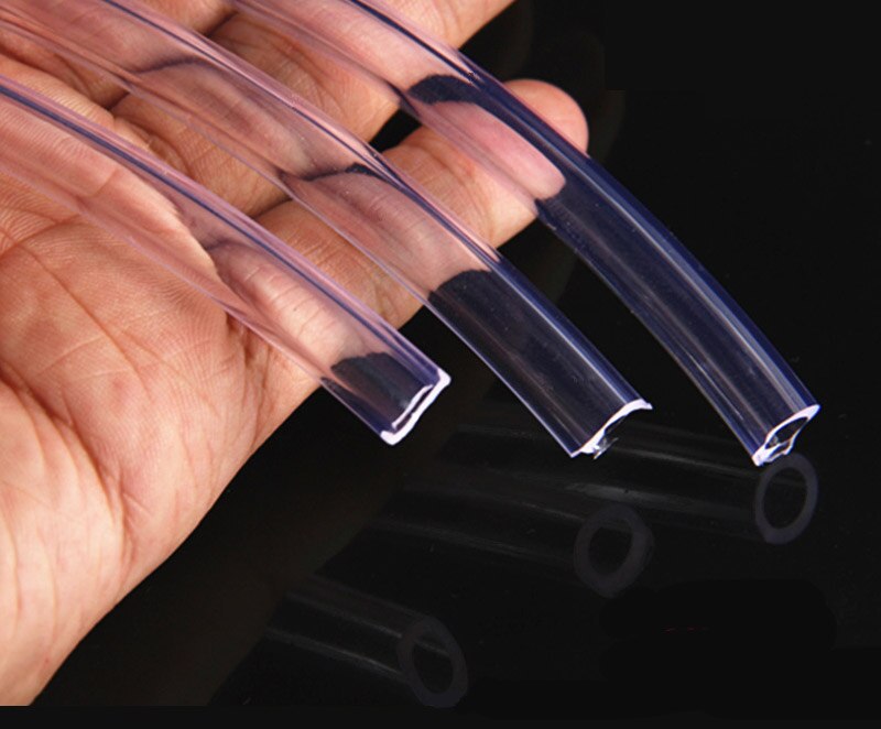 10meters/lot 6*8mm PVC Transparent Pipe High Transparent Hose Water Pipe